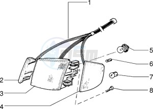 Sfera RST 125 drawing Front light