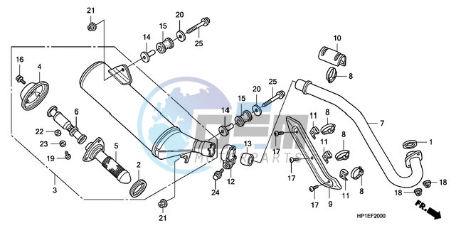 EXHAUST MUFFLER