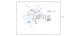 SH150D9 Europe Direct - (ED / KMH 2ED) drawing TOPBOX *Y205P*