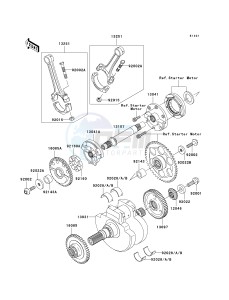 VN 1600 G [VULCAN 1600 NOMAD] (6F) G6F drawing CRANKSHAFT