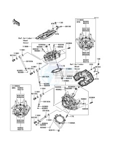 VN2000 CLASSIC VN2000H8F GB XX (EU ME A(FRICA) drawing Cylinder Head