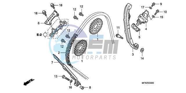 CAM CHAIN/TENSIONER