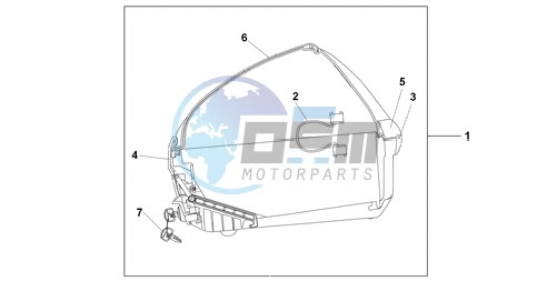 45L TOP BOX CARNELLIAN RED