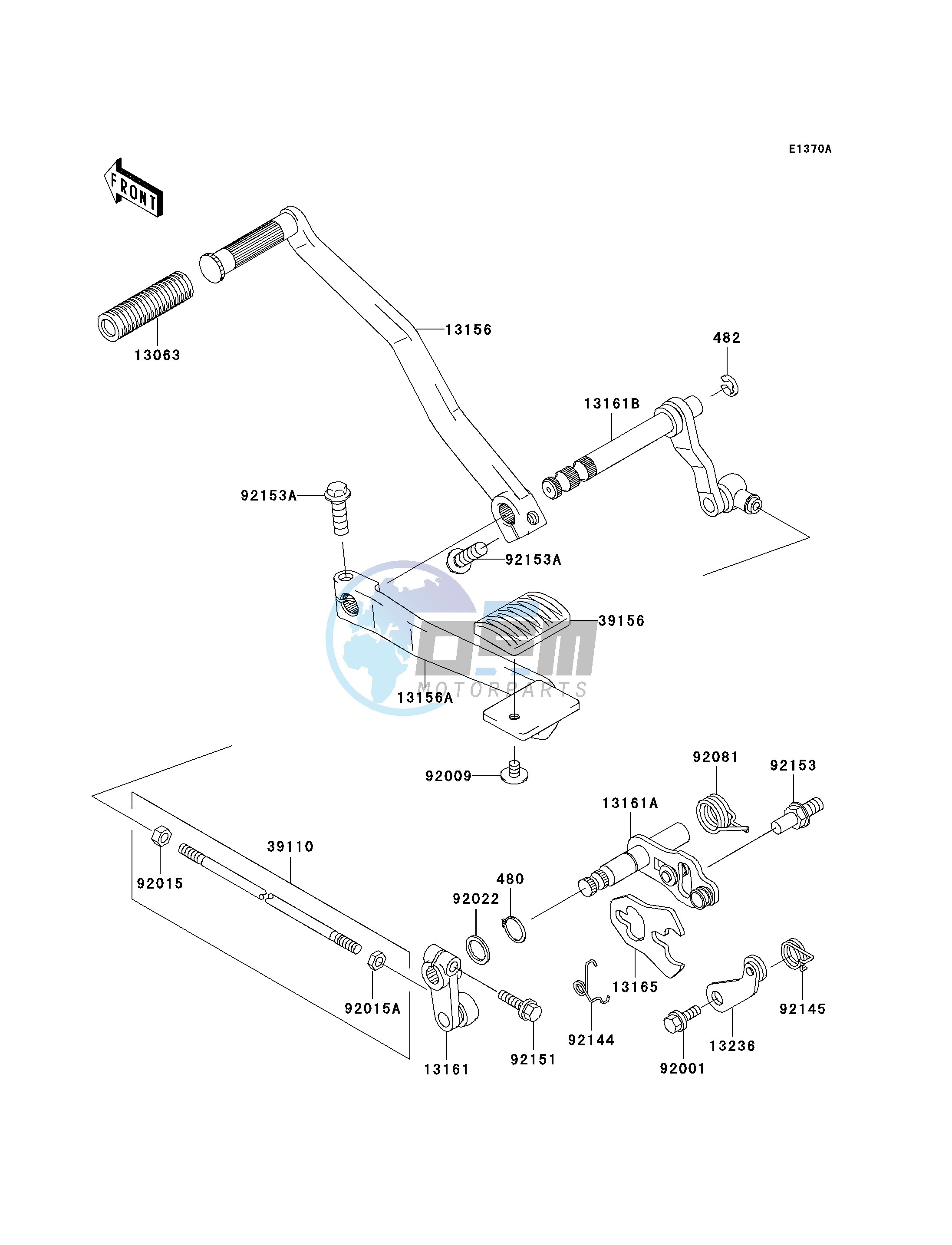 GEAR CHANGE MECHANISM-- R4_R5- -