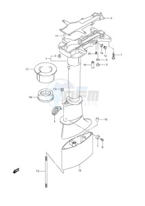 DF 4 drawing Drive Shaft Housing