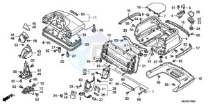 GL18009 BR / AB - (BR / AB) drawing TRUNK BOX