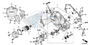 CBR300RF CBR300R Europe Direct - (ED) drawing RIGHT CRANKCASE COVER