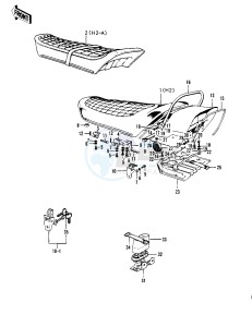 H2 B [MACH IV] (-B) 750 [MACH IV] drawing SEAT_SEAT COVER -- H2_A- -