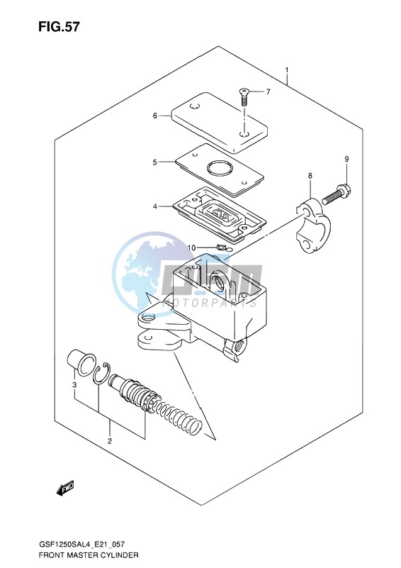 FRONT MASTER CYLINDER