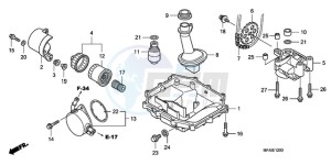 CBF10009 F / CMF drawing OIL PAN/OIL PUMP