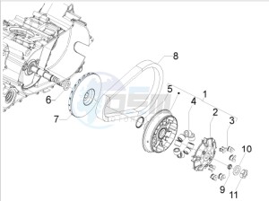 GP 800 drawing Driving pulley