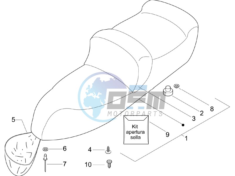 Saddle seats - Tool roll