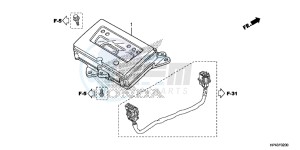 TRX420FED TRX420 Europe Direct - (ED) drawing METER