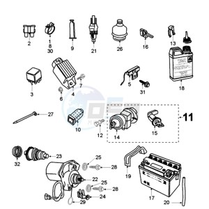 VIVA XRN A EU1 drawing ELECTRIC PART