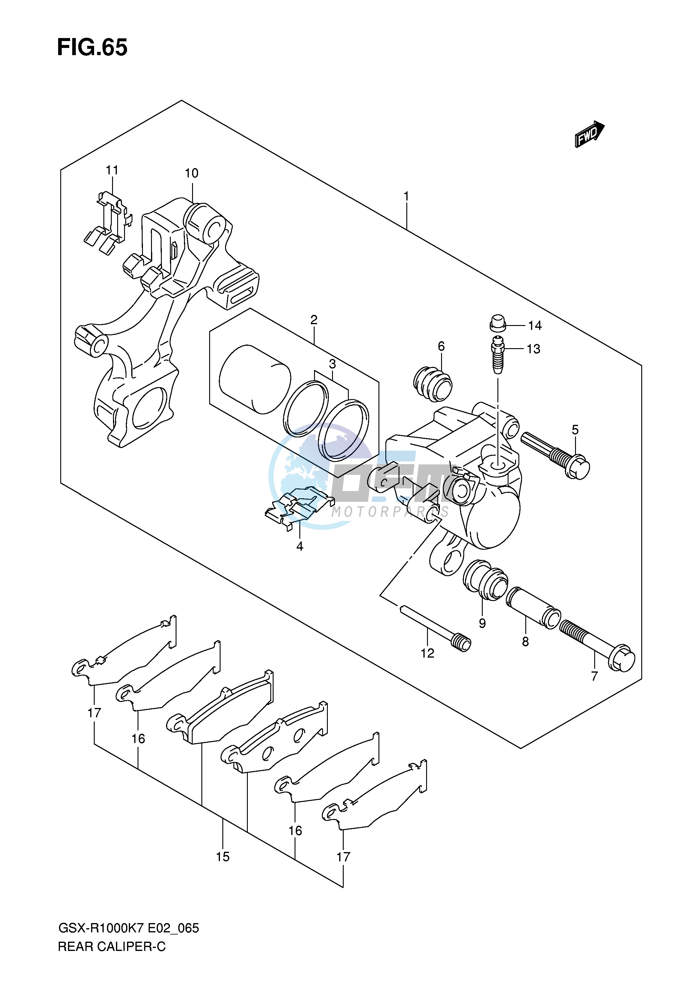 REAR CALIPER