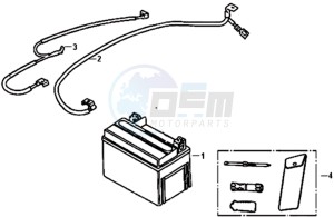 FIDDLE III 50 L6 drawing BATTERY • TOOL BOX