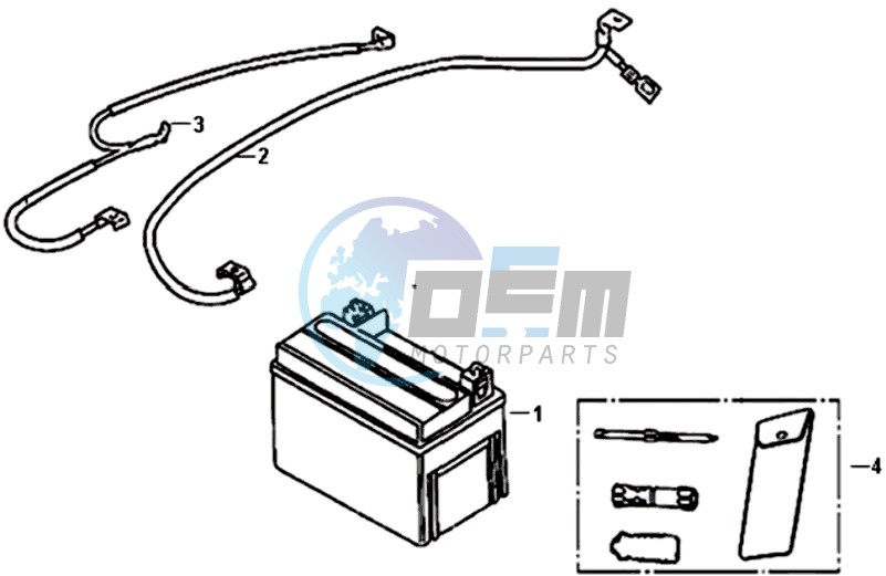 BATTERY • TOOL BOX