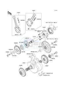 VN 1600 E [VULCAN 1600 CLASSIC] (6F) E6F drawing CRANKSHAFT