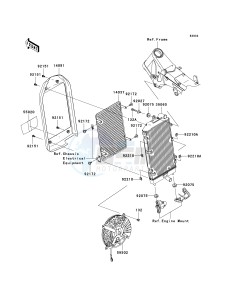 VN 2000 D [VULCAN 2000 LIMITED] (D1) D1 drawing RADIATOR