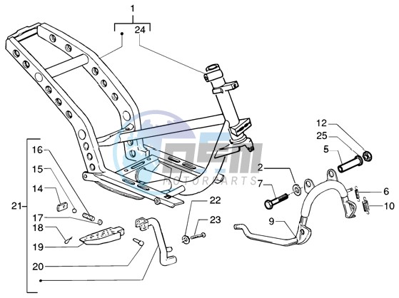 Chassis - Central stand