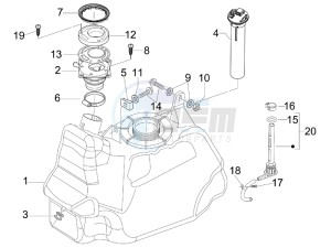 Nexus 125 e3 drawing Fuel Tank