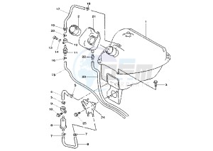 YP MAJESTY DX 250 drawing FUEL TANK