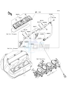 ZX636 C [NINJA ZX-6R] (C6F) C6F drawing TOP FEED INJECTER