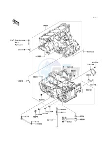 ZG 1400 A [CONCOURS 14 ABS] (8F-9F) A9F drawing CRANKCASE