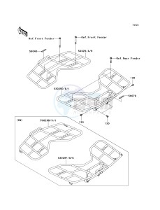 KVF 650 D ([BRUTE FORCE 650 4X4] (D6F-D9F) D6F drawing CARRIER-- S- -