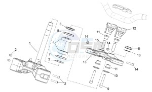 Shiver 750 drawing Steering