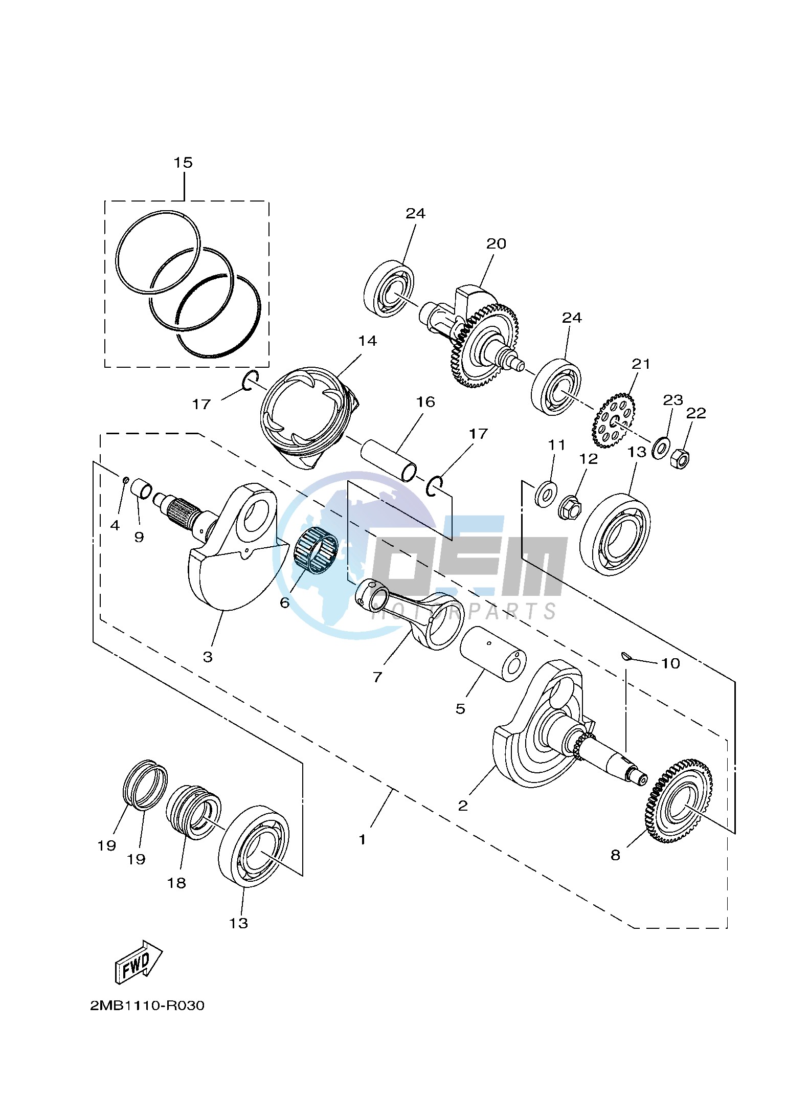 CRANKSHAFT & PISTON