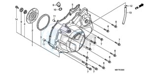 XL1000VA9 Ireland - (EK / ABS) drawing RIGHT CRANKCASE COVER