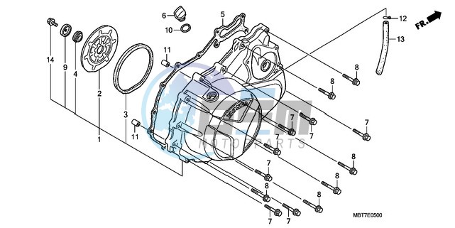 RIGHT CRANKCASE COVER