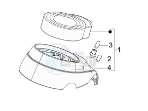 LXV 50 2T CH drawing Meter combination - Cruscotto