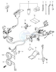 DR-Z400 (E1) drawing WIRING HARNESS (DR-Z400EY EK1 EK2 EK3 EK4 E24)