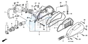 SH150D9 Europe Direct - (ED / KMH) drawing AIR CLEANER