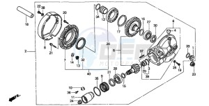 VT1100C3 drawing FINAL DRIVEN GEAR