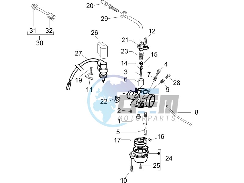 Carburetors components