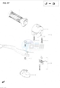 GSX500E (E39) drawing RIGHT HANDLE SWITCH (GSX500ESE ESF)