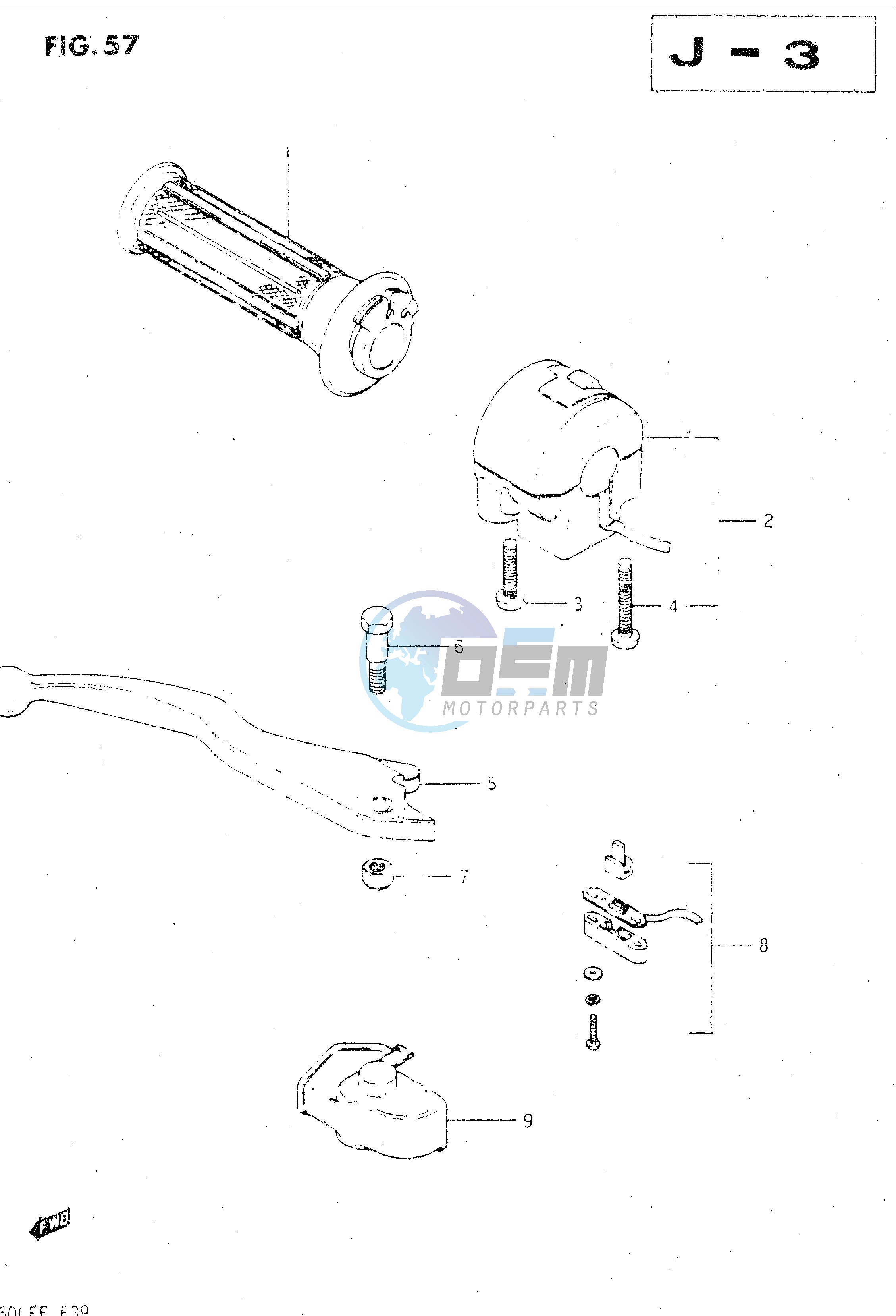 RIGHT HANDLE SWITCH (GSX500ESE ESF)