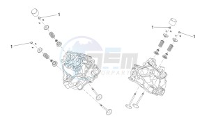 SXV 450 SXV 450-550 STREET LEGAL drawing Valves pads