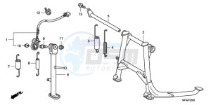 CBF1000A9 UK - (E / ABS MKH) drawing STAND