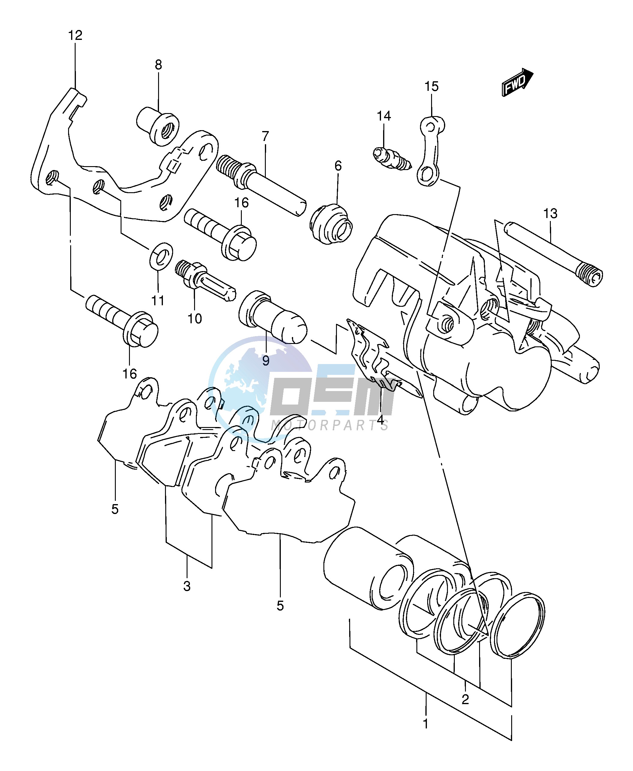 REAR CALIPER