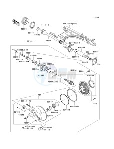 VN 1500 B [VULCAN 88 SE] (B1-B3) N7FA drawing DRIVE SHAFT_FINAL GEAR