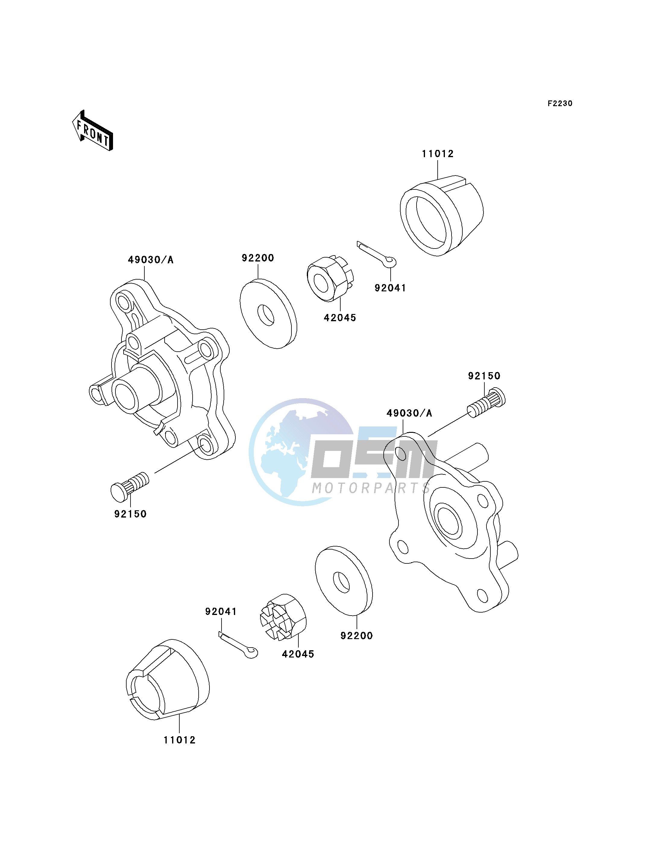 FRONT HUB