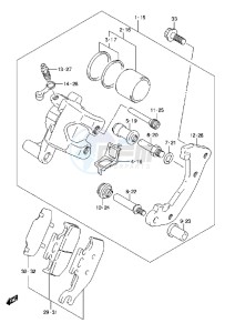 LT-A750X drawing FRONT CALIPER