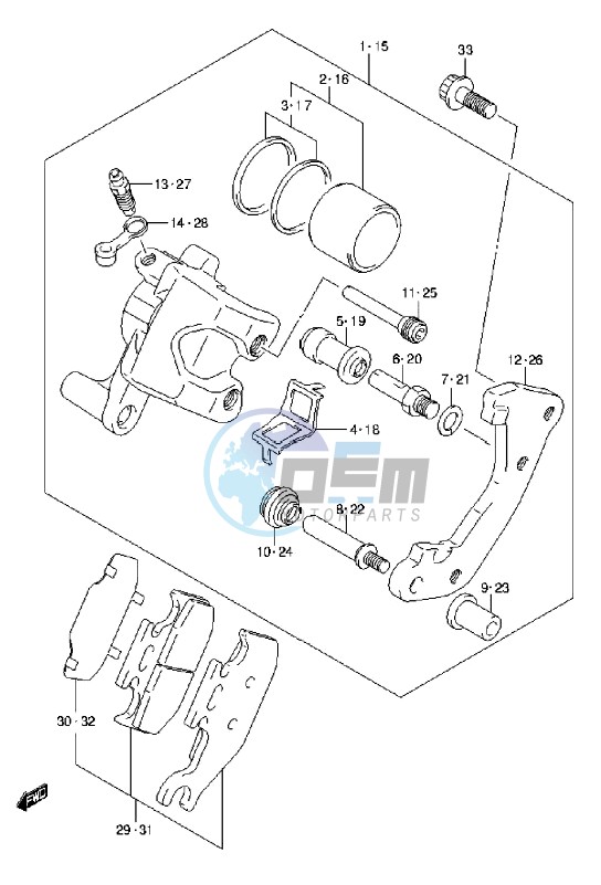 FRONT CALIPER