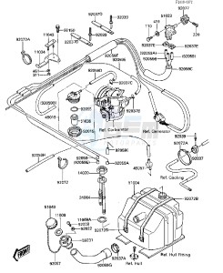 JS 300 B [JS300] (B3) [JS300] drawing FUEL TANK