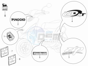 Zip 50 4T drawing Plates - Emblems