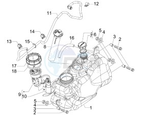 MP3 250 ie mic drawing Fuel Tank